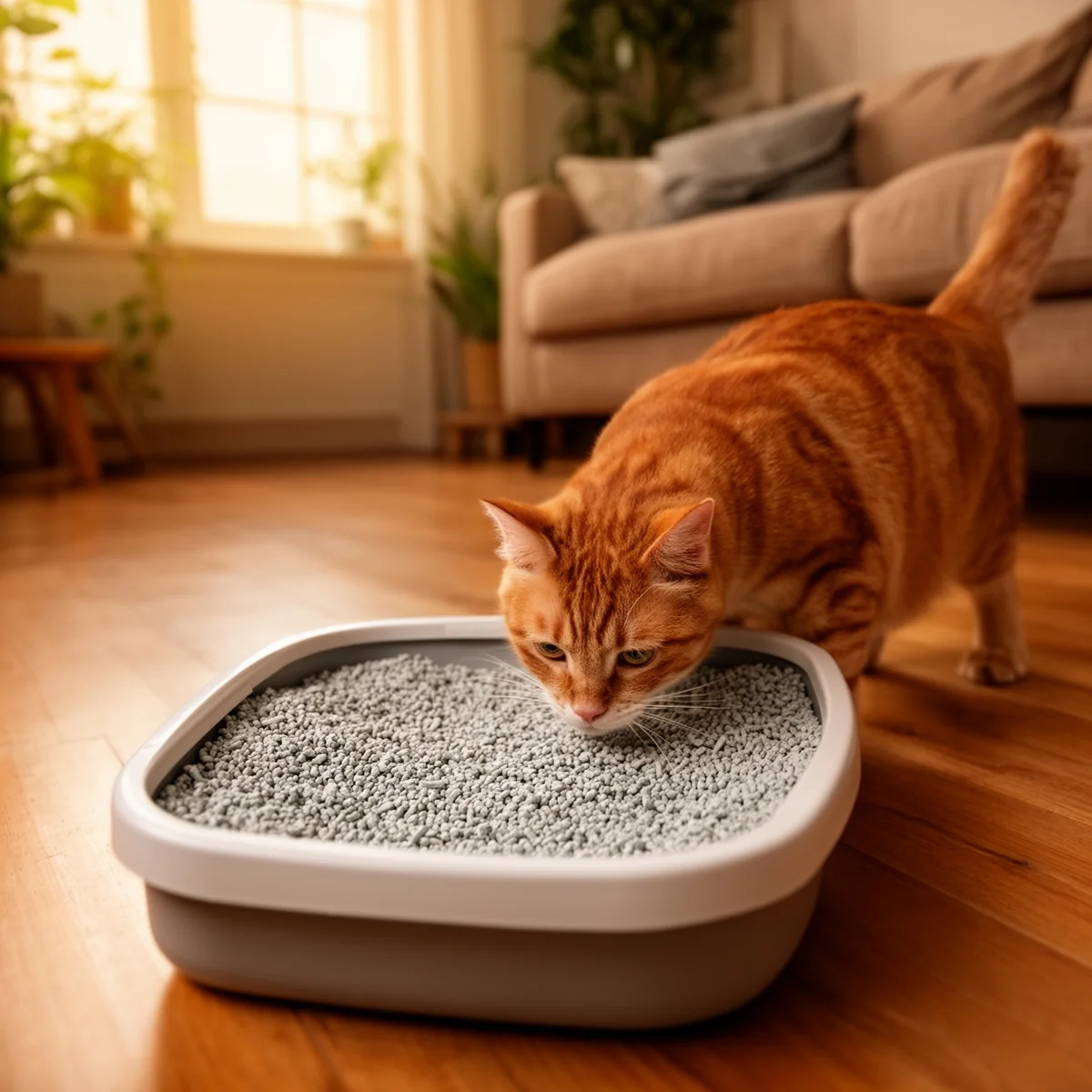 Fresh Step Clumping Cat Litter Multi-Cat with Activated Charcoal, 14 lb in use