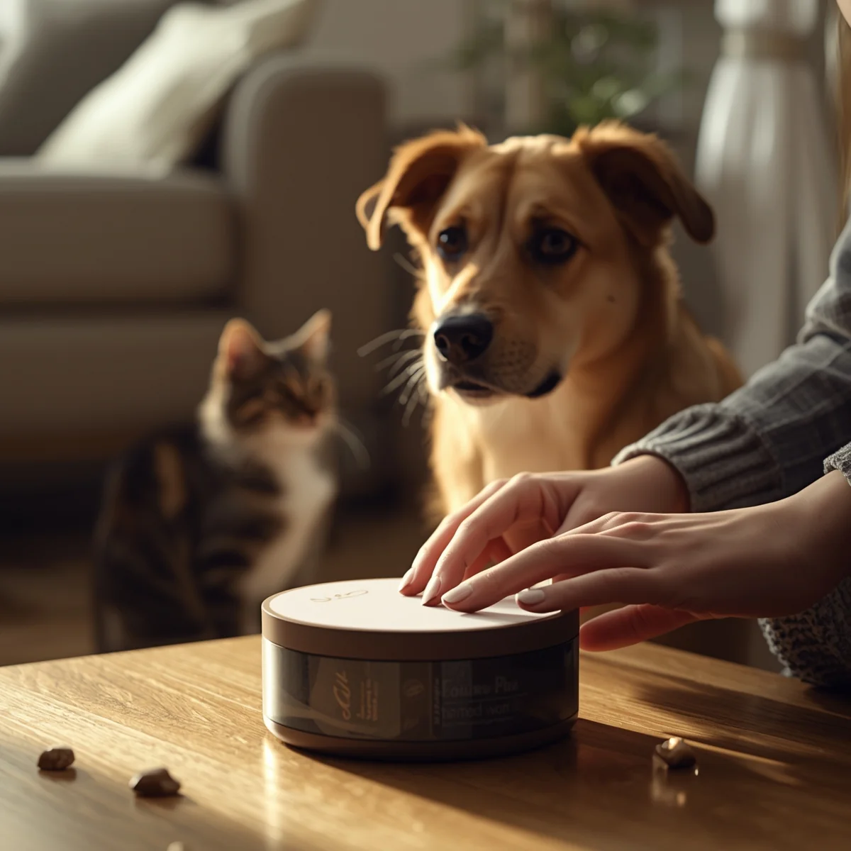 INABA Churu Cat Treats Creamy Purée Variety Pack, 50 Tubes, Tuna & Chicken in use